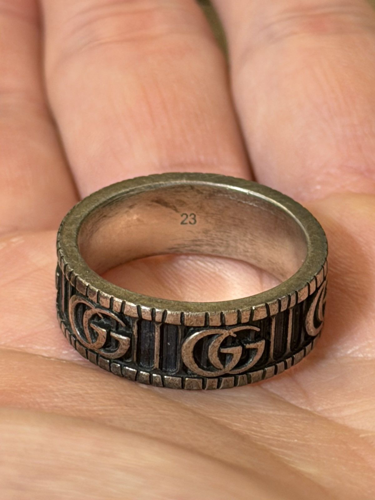 Gucci Gucci GG Marmont Wide Ring Size ONE SIZE - 2 Thumbnail