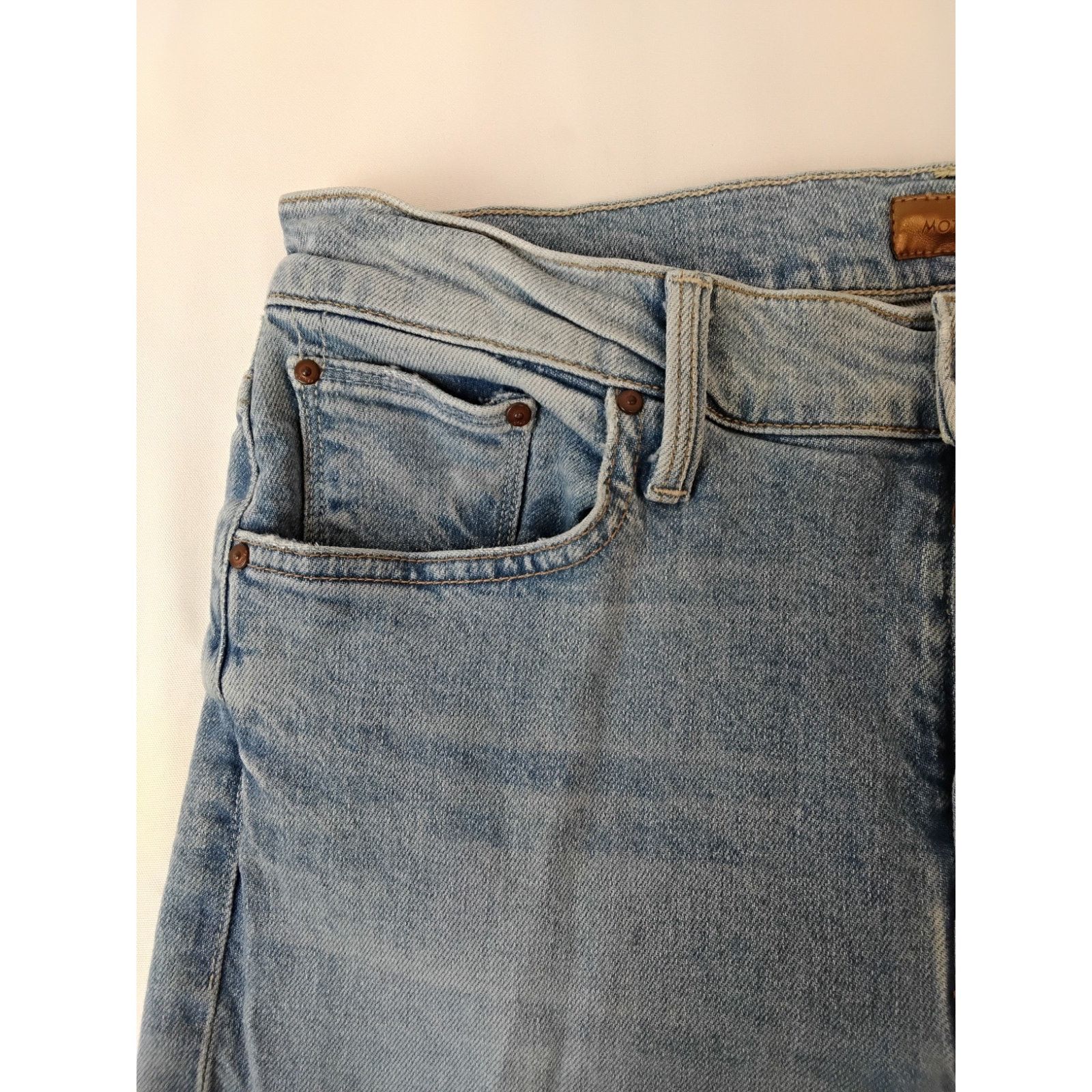 MOTHER Mother The Scrapper Ankle Jeans Women's 28" Light Wash Denim Size 28" / US 6 / IT 42 - 5 Thumbnail