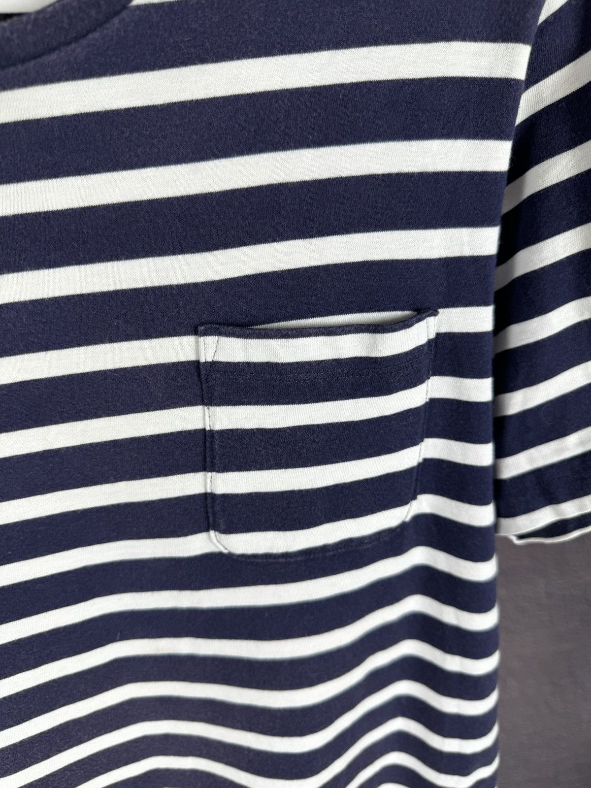 GU × Japanese Brand GU Japan striped basic pocket tee shirt Size US L / EU 52-54 / 3 - 7 Thumbnail