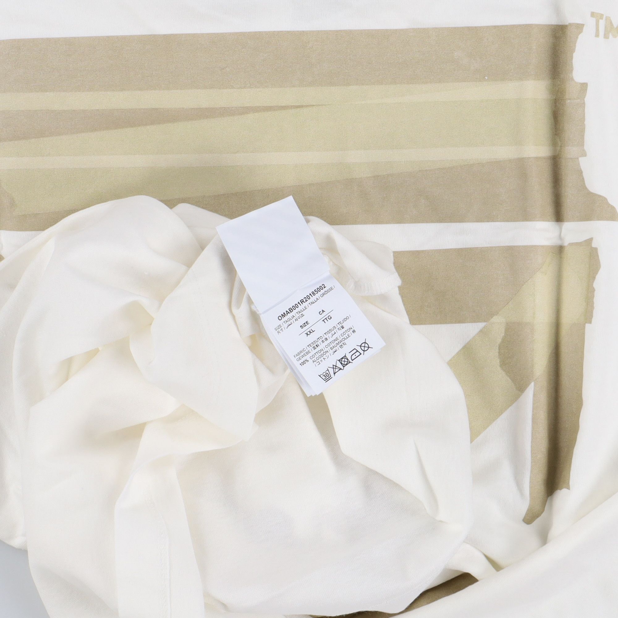 Off-White White Tape Arrows Long Sleeve T-Shirt Size XXL / US 16-18 / IT 52-54 - 9 Thumbnail