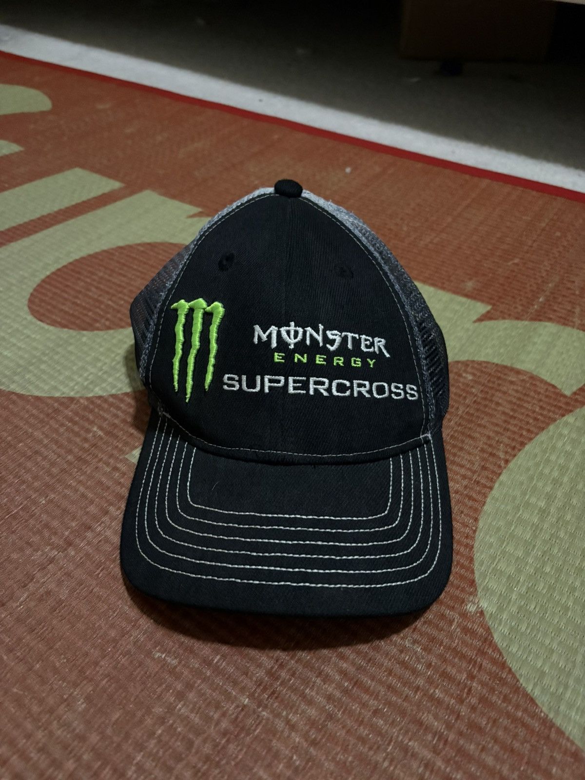 Other Monster Energy Vintage Snapback Embrodiery Camp Hat Size ONE SIZE - 1 Thumbnail