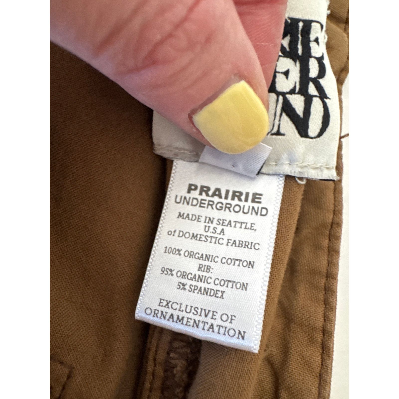 Other PRAIRIE UNDERGROUND Button Front Ribbed Pants Brown Medium Size 28" / US 6 / IT 42 - 6 Thumbnail