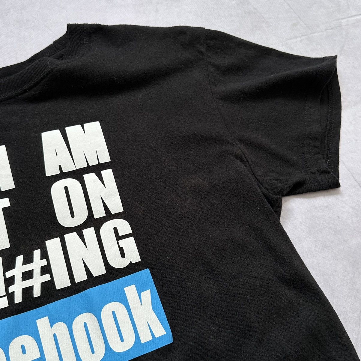 Walter Van Beirendonck Y2K Adult “I am not on fucking Facebook” Vintage T Shirt Size US L / EU 52-54 / 3 - 6 Thumbnail
