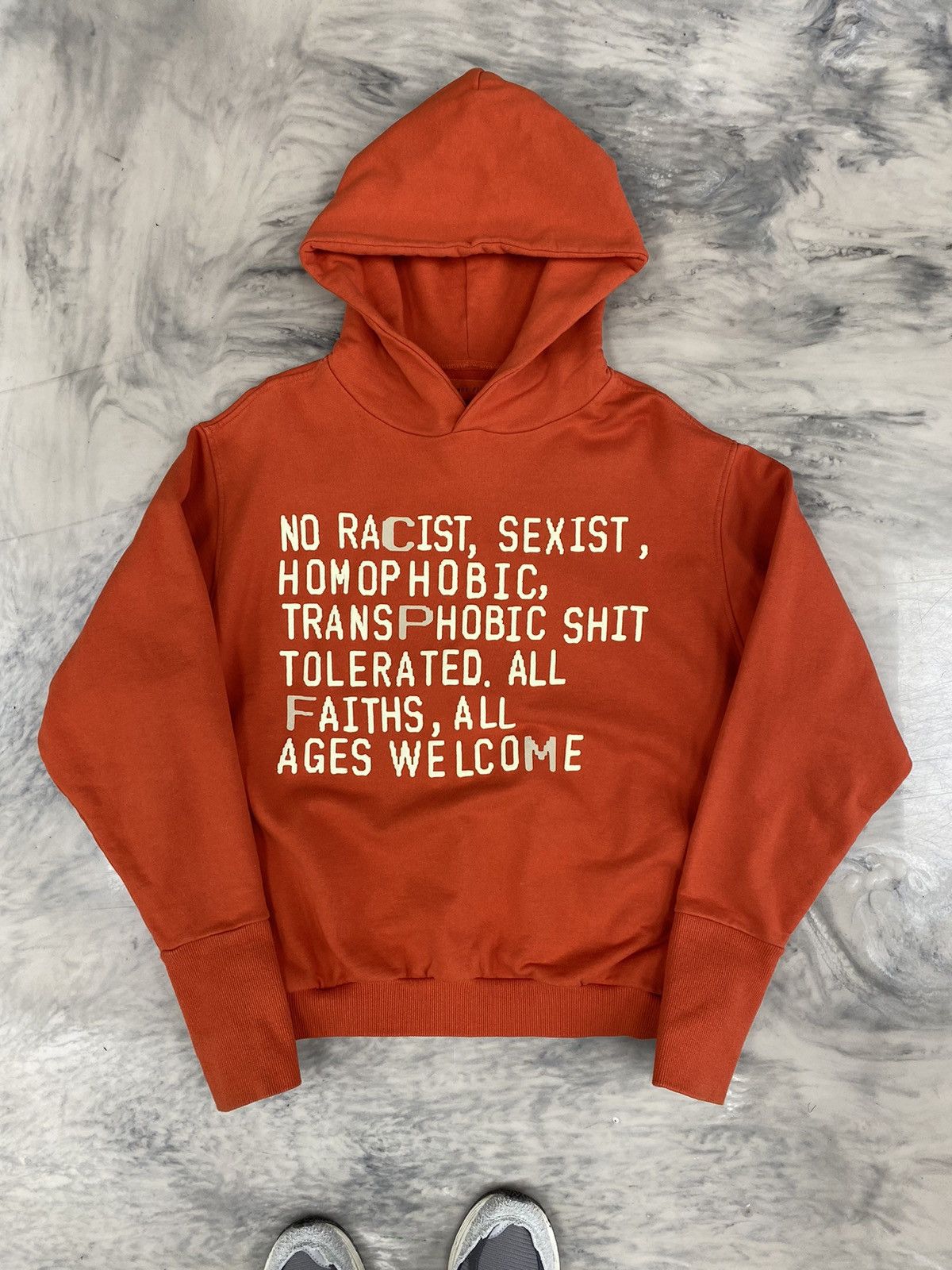 Cactus Plant Flea Market CPFM welcome hoodie orange small authentic Size US S / EU 44-46 / 1 - 5 Thumbnail