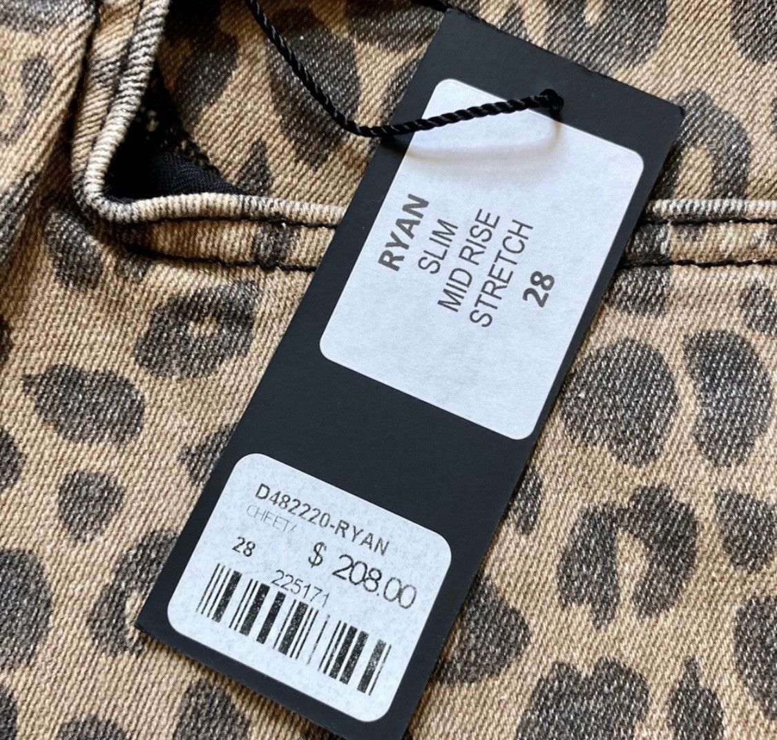 Other CARMAR LEOPARD RYAN SLIM FIT MID RISE JEANS SZ 28 Size 31" - 2 Thumbnail