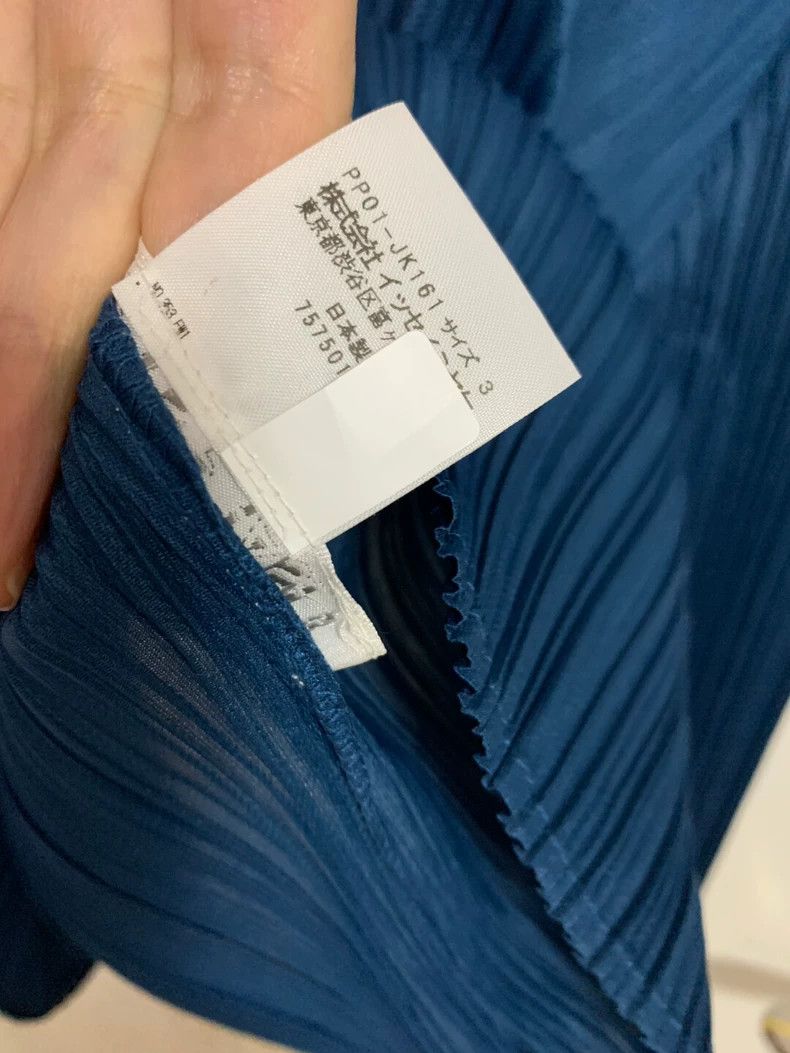 Issey Miyake issey miyake size：3 Blue long-sleeved top 2506-Nextarrow Size XXS / US 00 / IT 34 - 3 Thumbnail