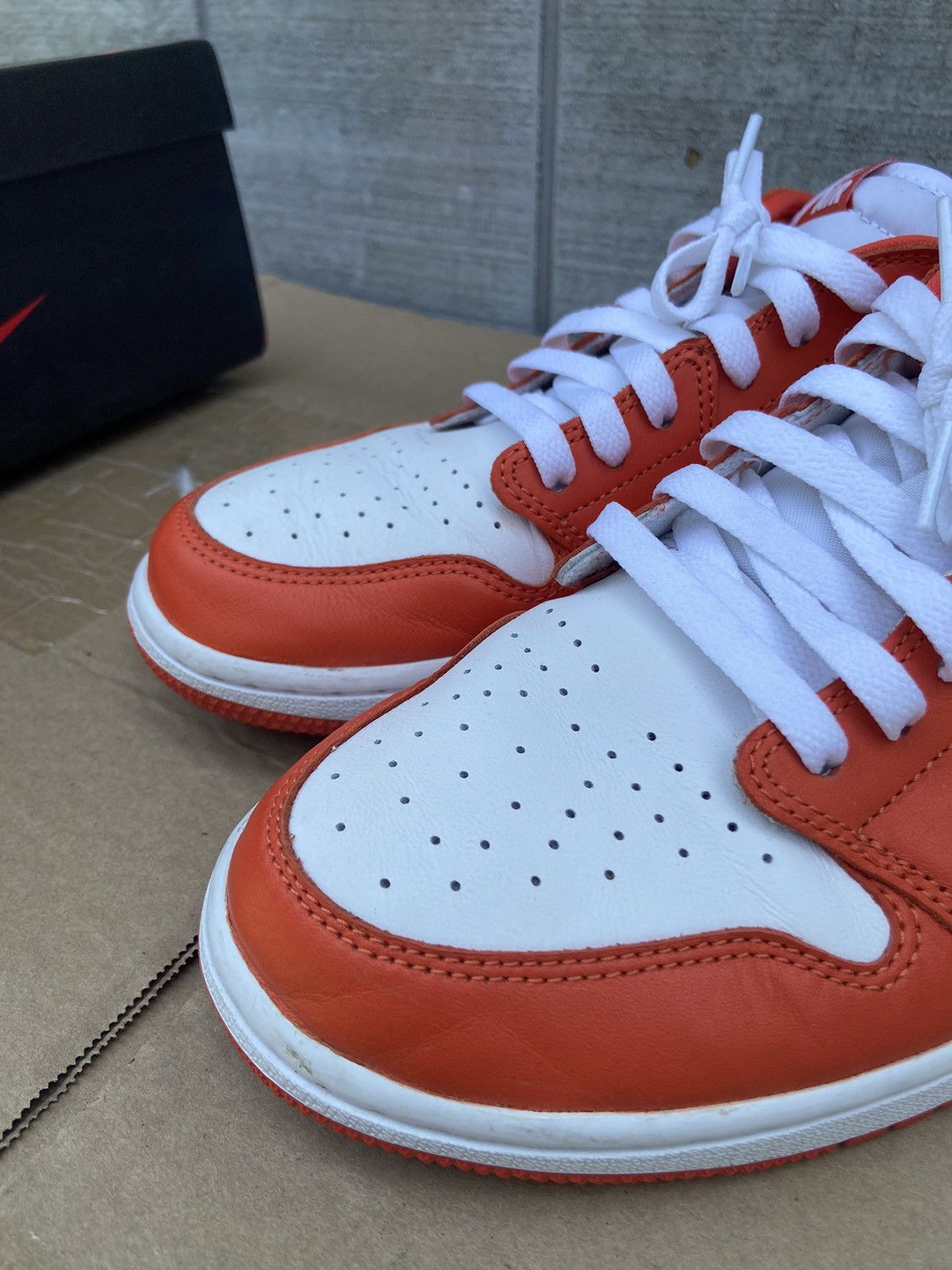 Nike Air Jordan 1 Low Starfish 12w / 10.5m Worn Once OG Box Size US 12 / IT 42 - 6 Thumbnail