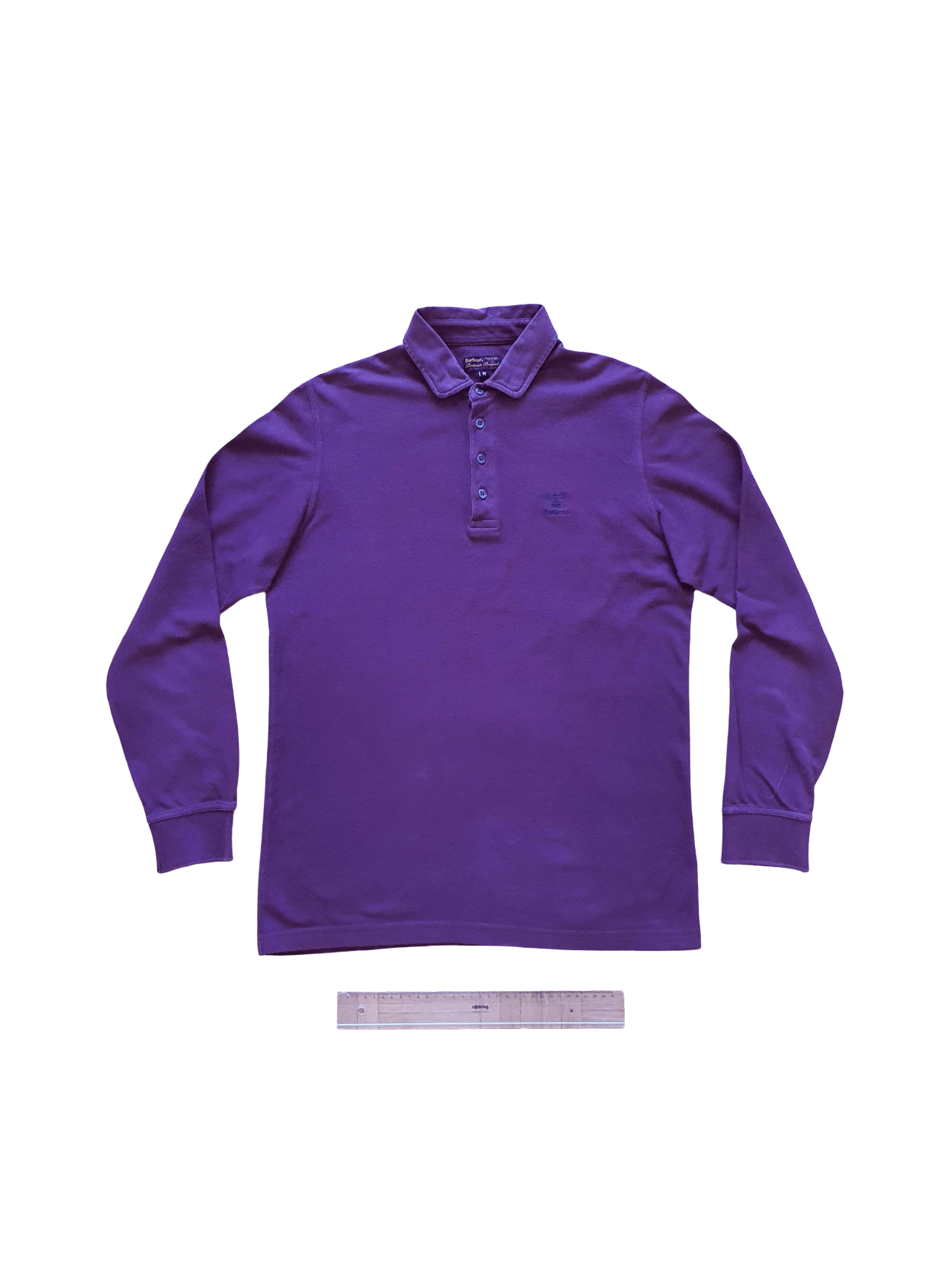 Long Sleeve Polo Shirt - AW 2015 - Purple - Sz M