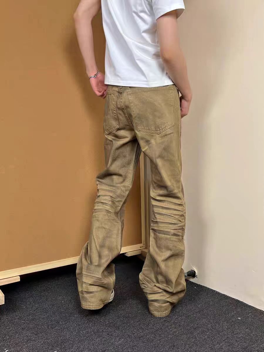 Japanese Brand × Vintage Washed and Aged Vintage Street Hip Hop Micro Flare Jeans Size US 30 / EU 46 - 4 Thumbnail