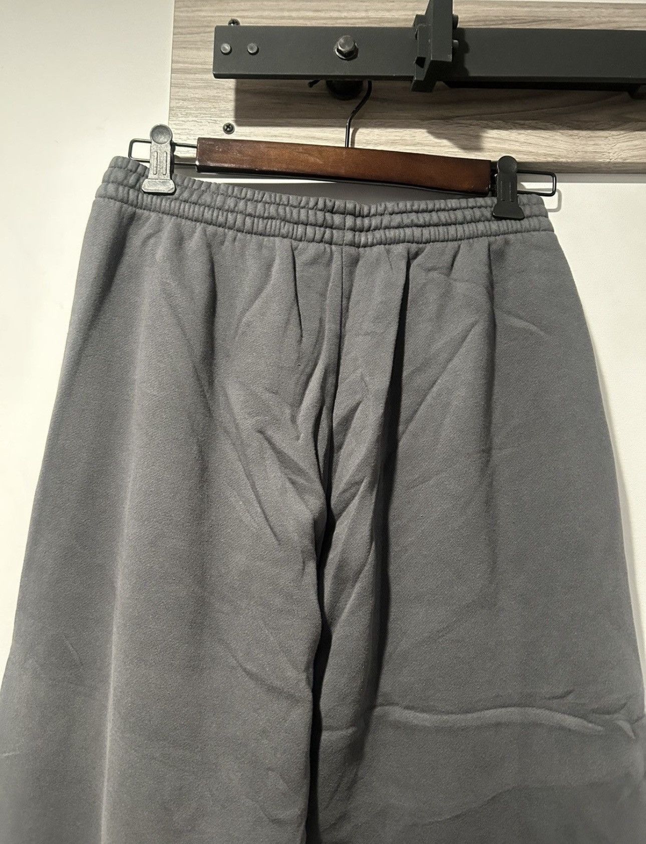 Balenciaga × Gap × Kanye West Yeezy Gap Wide Leg Double Layer Sweatpants Large Size US 34 / EU 50 - 4 Thumbnail