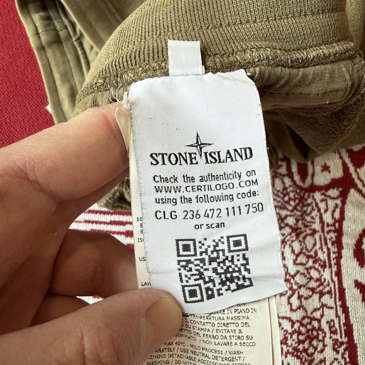 Stone Island × Supreme Used FW17 Supreme Stone Island Sweatpants Size L Olive Size US 34 / EU 50 - 9 Thumbnail