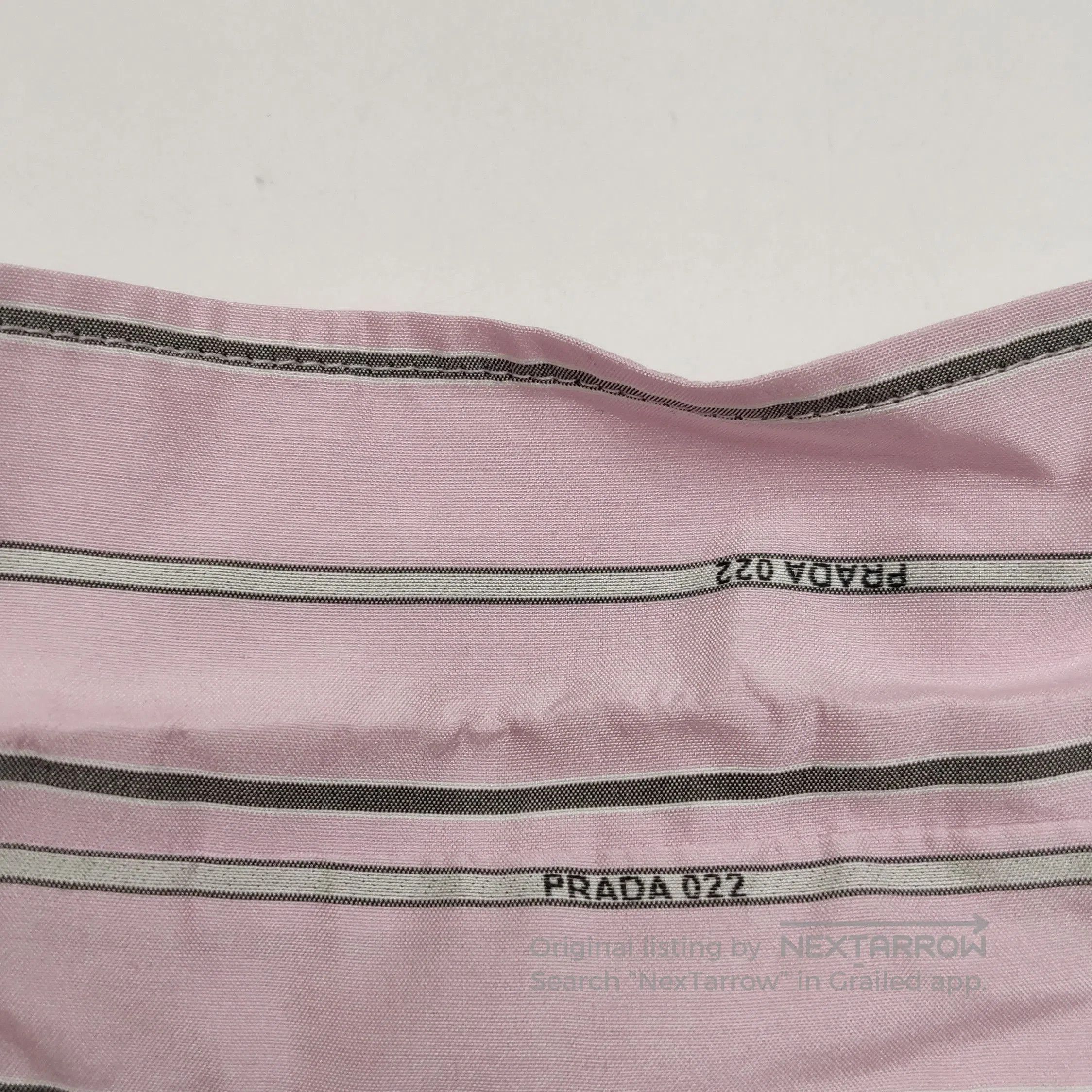 Prada Prada Striped Silk Long. Size L / US 10 / IT 46 - 8 Thumbnail