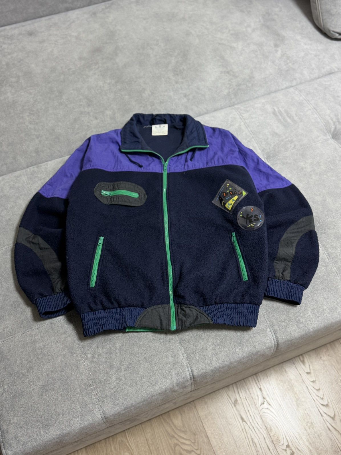 Adidas Rare Vintage Adidas Ski Fleece Jacket Y2K Men’s Size L Nylon Size US L / EU 52-54 / 3 - 3 Thumbnail