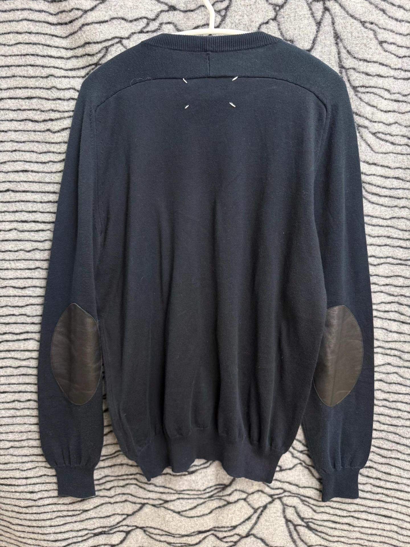 Maison Margiela Margiela Deconstructed Leather Sweater K20 Size US XL / EU 56 / 4 - 2 Thumbnail