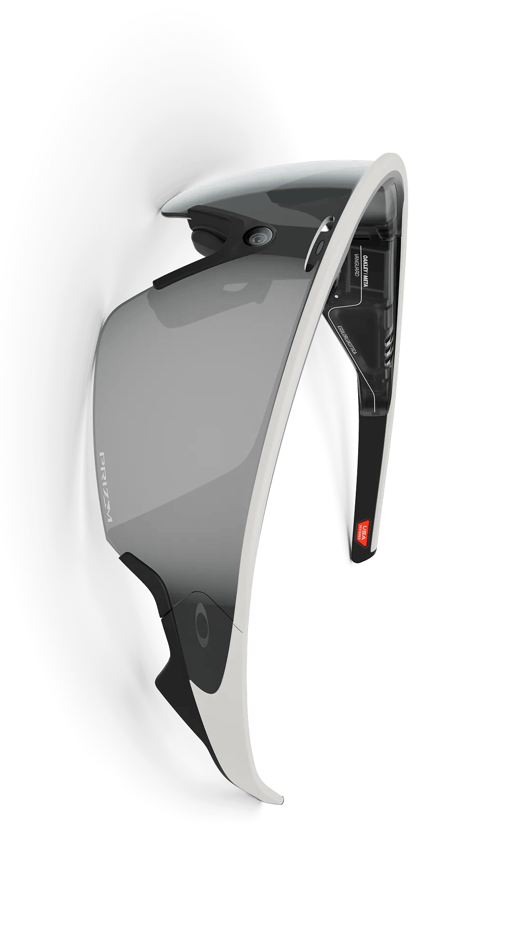Oakley Oakley Meta Vanguard White Prizm™ Black Size ONE SIZE - 1 Thumbnail