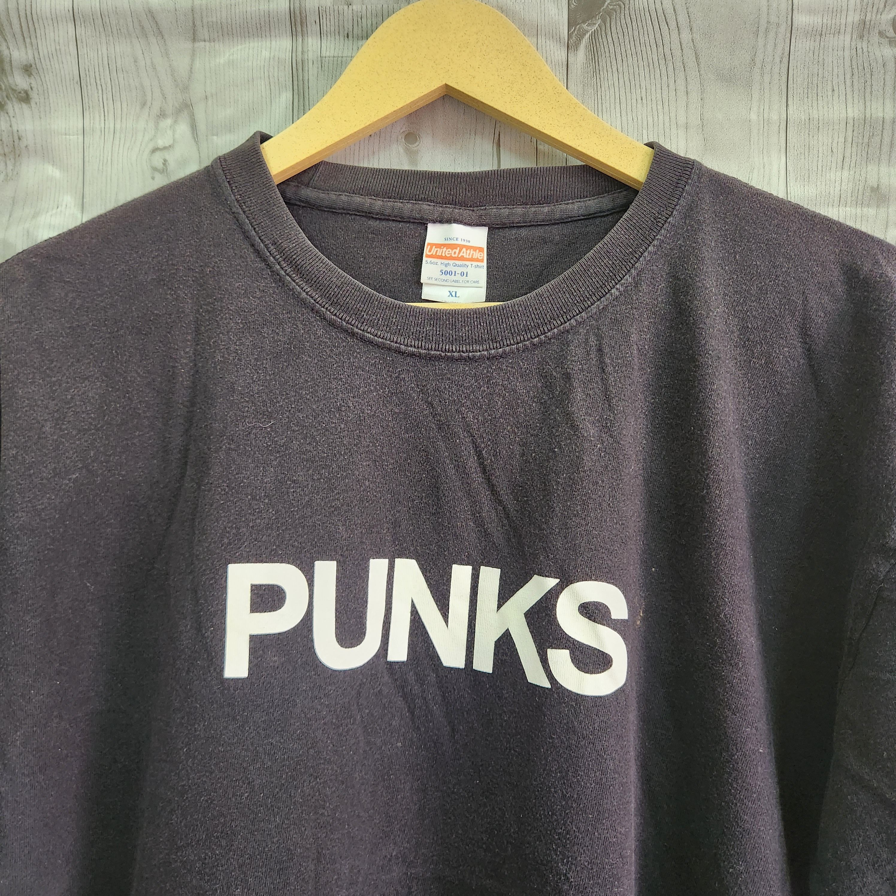Japanese Brand Punks Japanese Black Tees Size US L / EU 52-54 / 3 - 9 Thumbnail