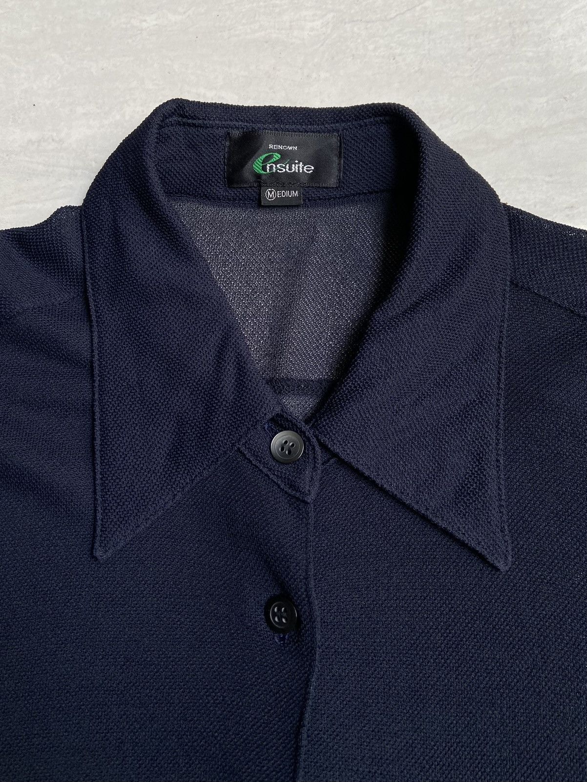 Designer × Japanese Brand × RENOWN RENOWN ENSUITE Navy Shirt Size US S / EU 44-46 / 1 - 5 Thumbnail