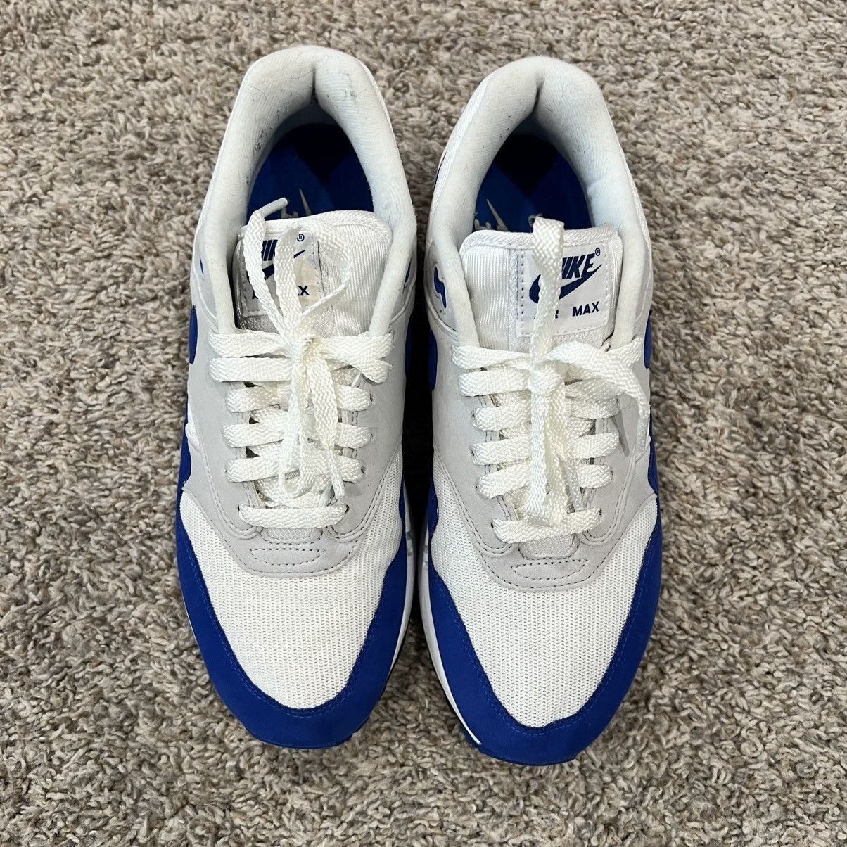 Nike Nike Air Max 1 Anniversary Royal 908375-102 Size US 8 / EU 41 - 3 Thumbnail