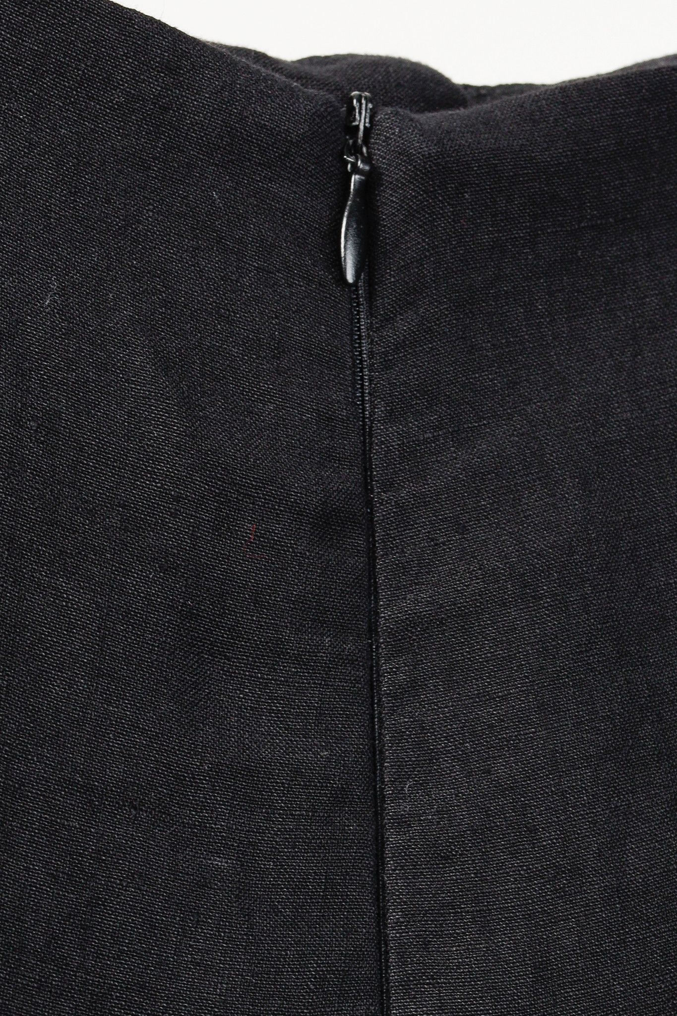 Other Anett Rostel Black Linen Wide-Leg Pants Size 32" / US 10 / IT 46 - 6 Thumbnail