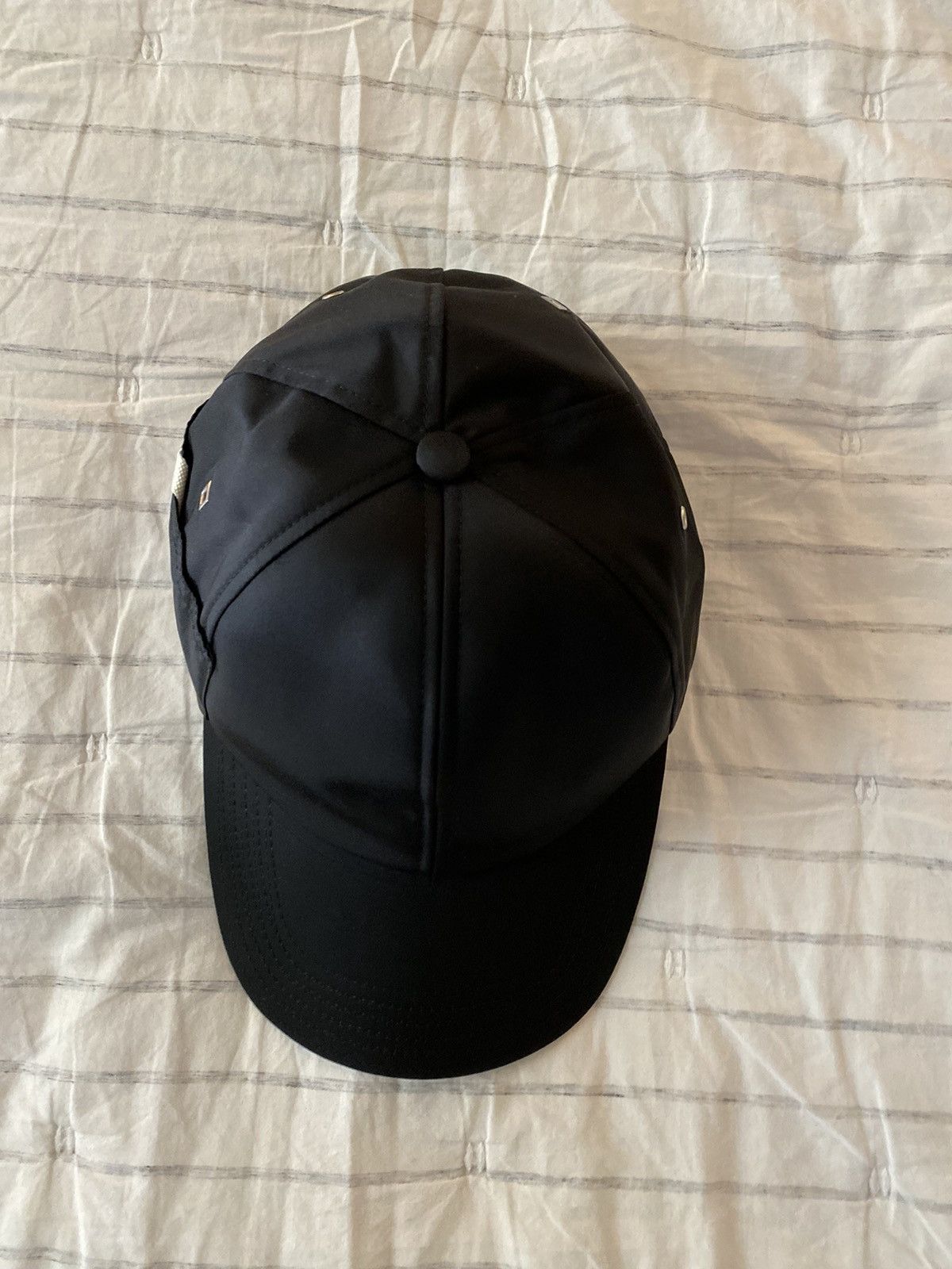 Jacquemus JACQUEMUS La Casquette Ovalie Black Cap Size ONE SIZE - 4 Thumbnail