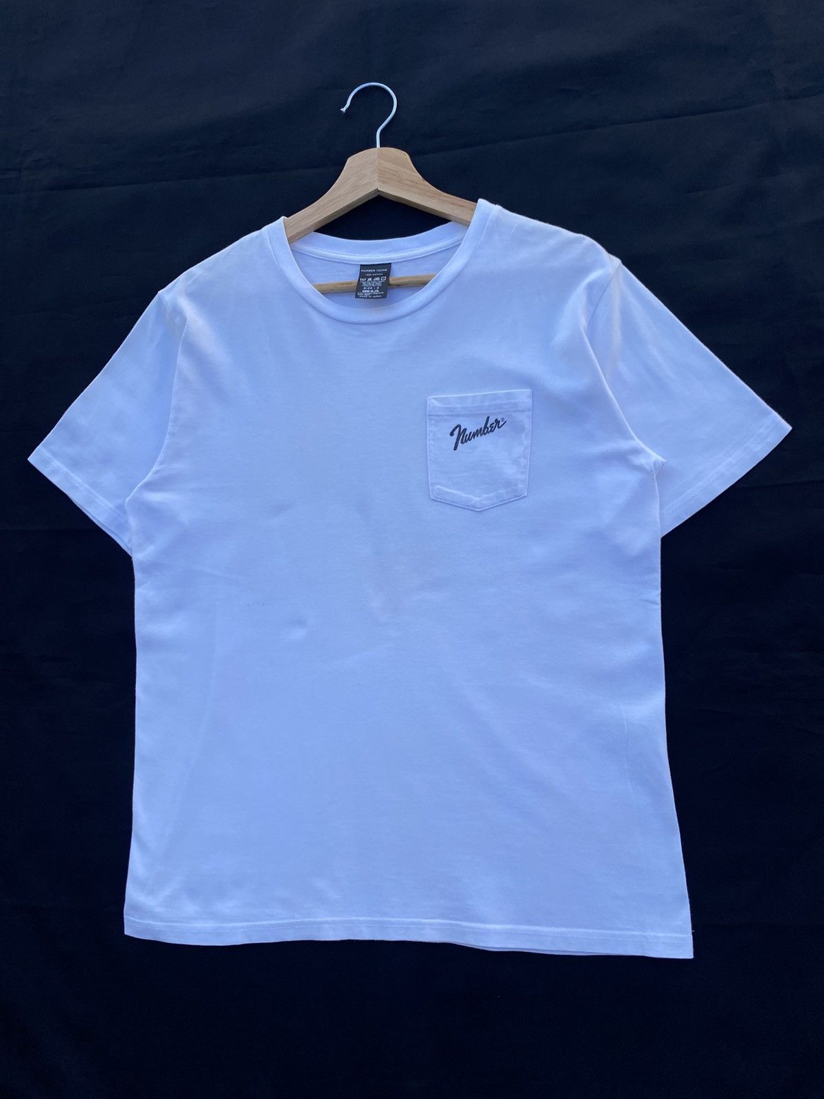 Number (N)ine Rare Number Nine Takahiromiyashita Small Logo Pocket Tee Size US M / EU 48-50 / 2 - 5 Thumbnail