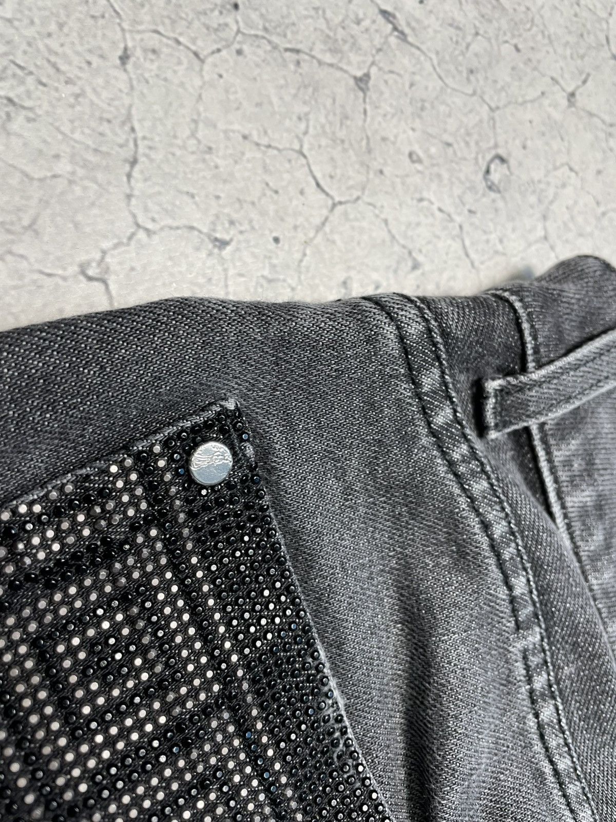 Versace Jeans Couture Versace Collection Big Logo Jeans Denim Luxury Rare Size US 30 / EU 46 - 12 Thumbnail
