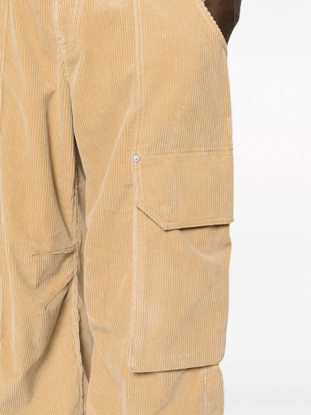 Palm Angels o1y0325 Cargo Pant in Beige Size US 32 / EU 48 - 2 Thumbnail
