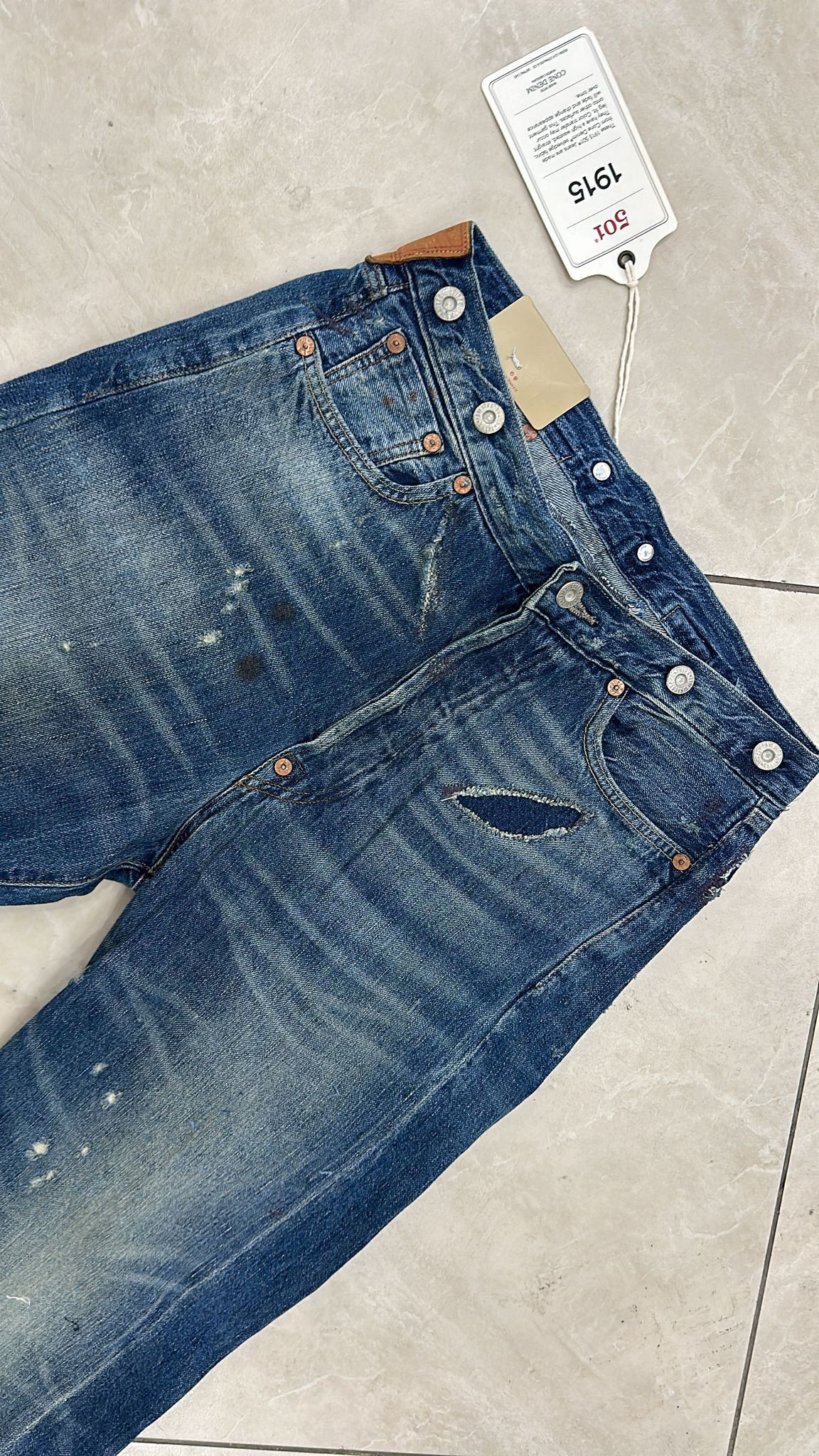 Levi's Vintage Clothing LVC Levi's Vintage Clothing 1915 501XX BigE Selvedge Jeans Size US 28 / EU 44 - 8 Thumbnail