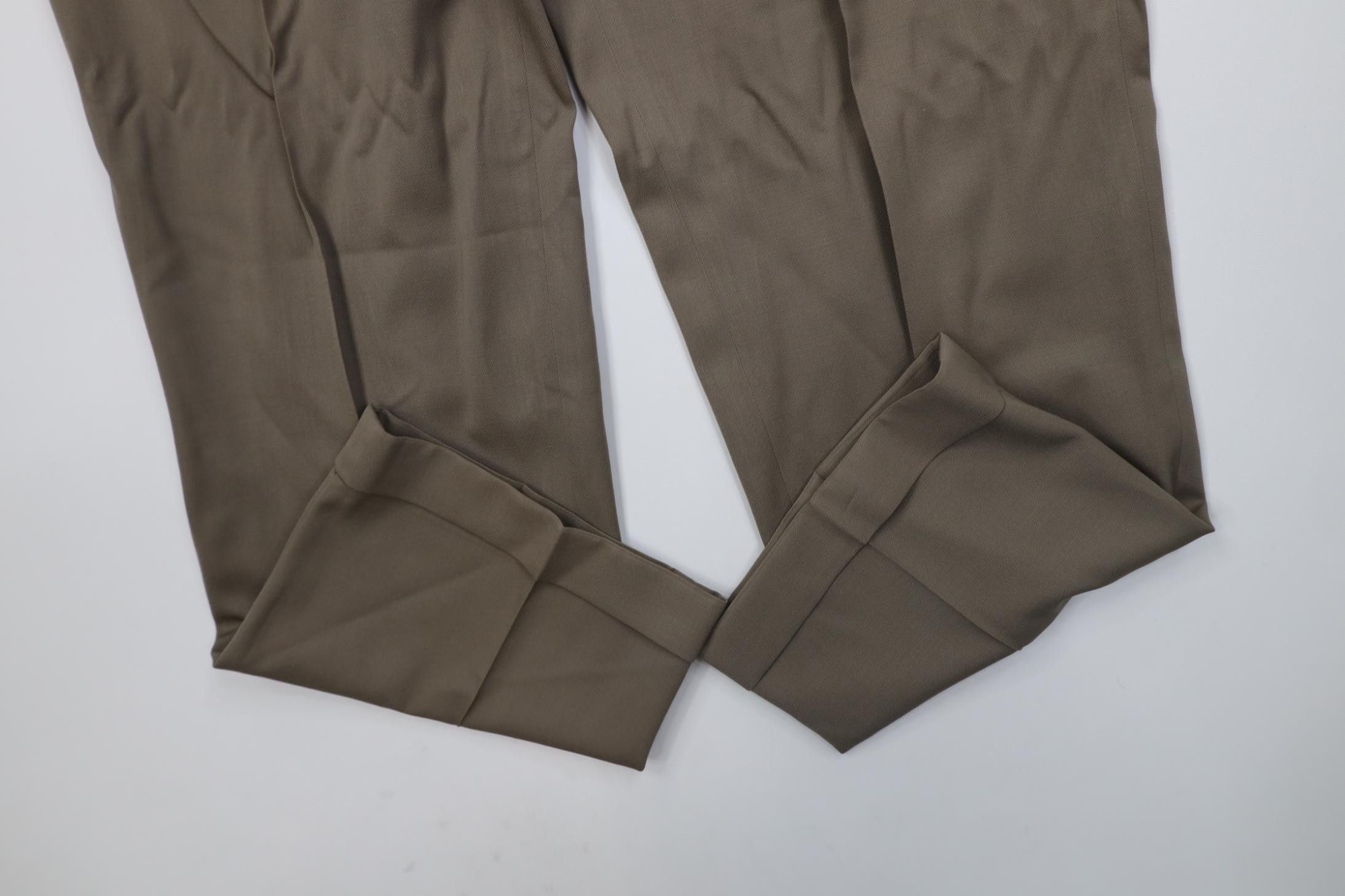Brooks Brothers Vintage 90s Brooks Brothers Wide Leg Chino Pants Trousers Size US 34 / EU 50 - 5 Thumbnail