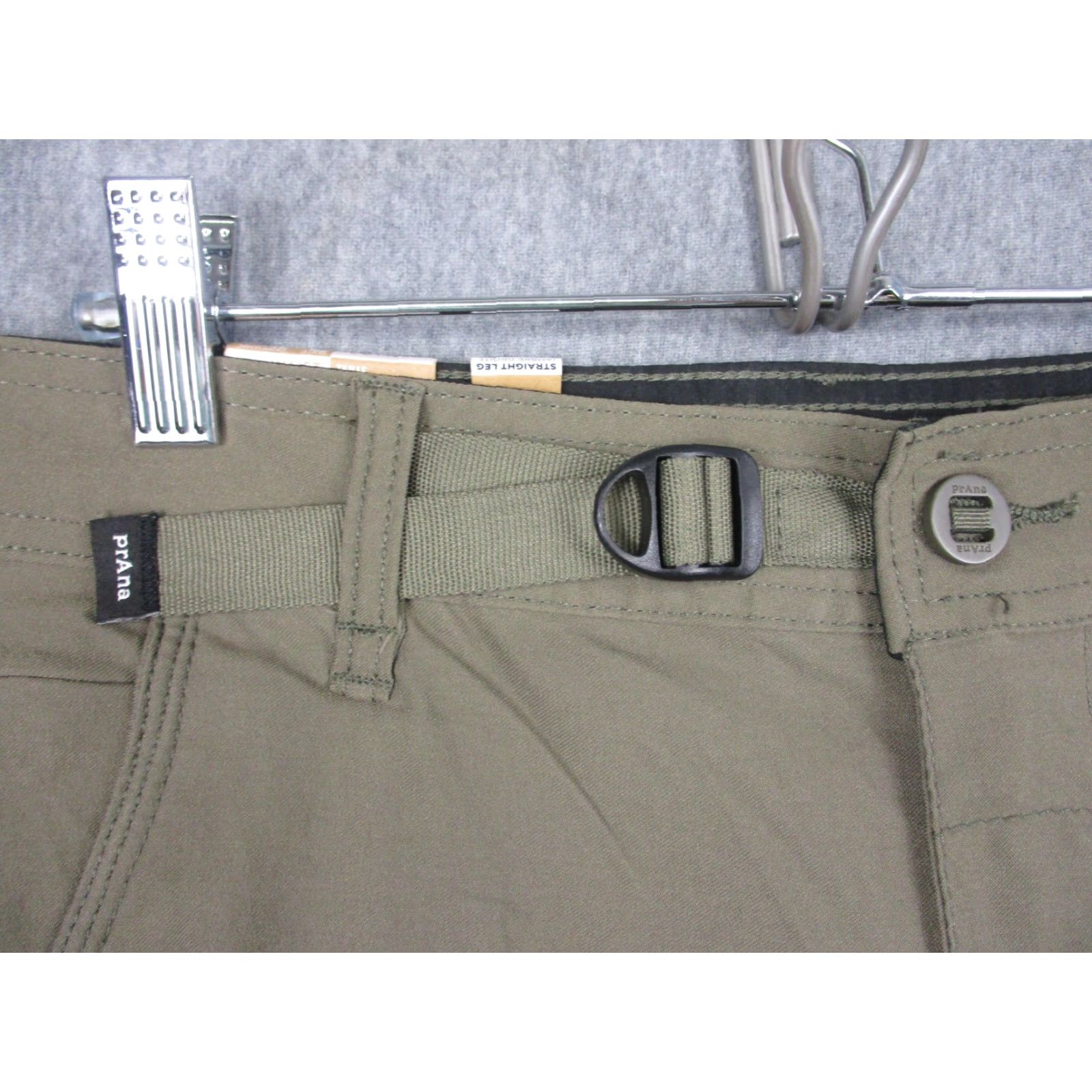 Prana prAna Stretch Zion Pant II Mens 31x32 Green ReZion Hiking Nylon Cargo Pants Size US 31 - 3 Thumbnail