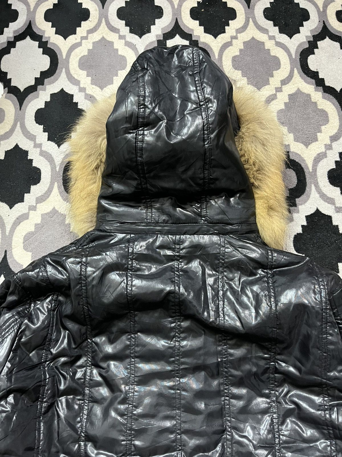 Spinash Spinach faux fur punk puffer jacket Size US L / EU 52-54 / 3 - 5 Thumbnail