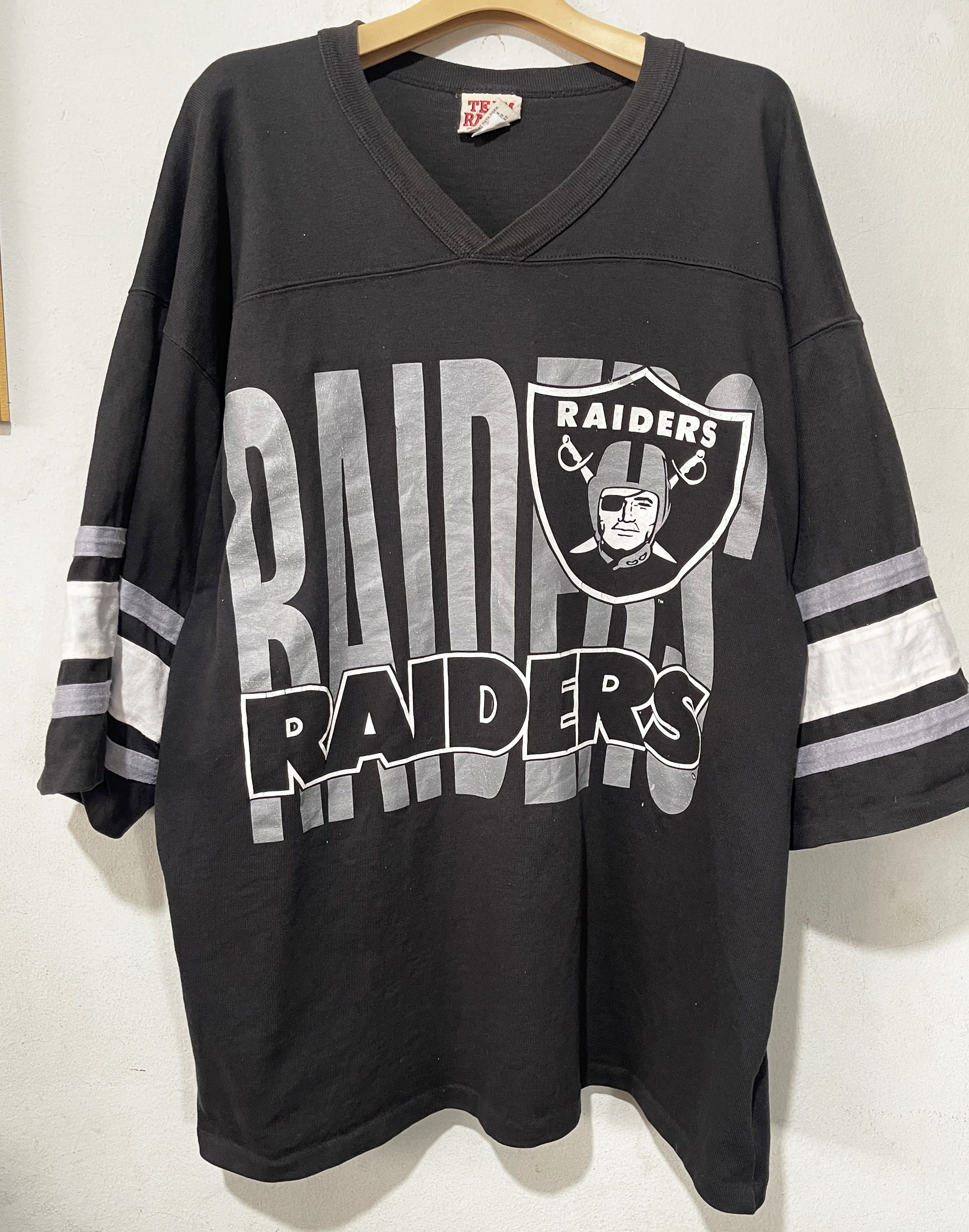 NFL × Vintage Vintage 90s Los Angeles Raiders NFL Jeresy Size US XL / EU 56 / 4 - 1 Thumbnail