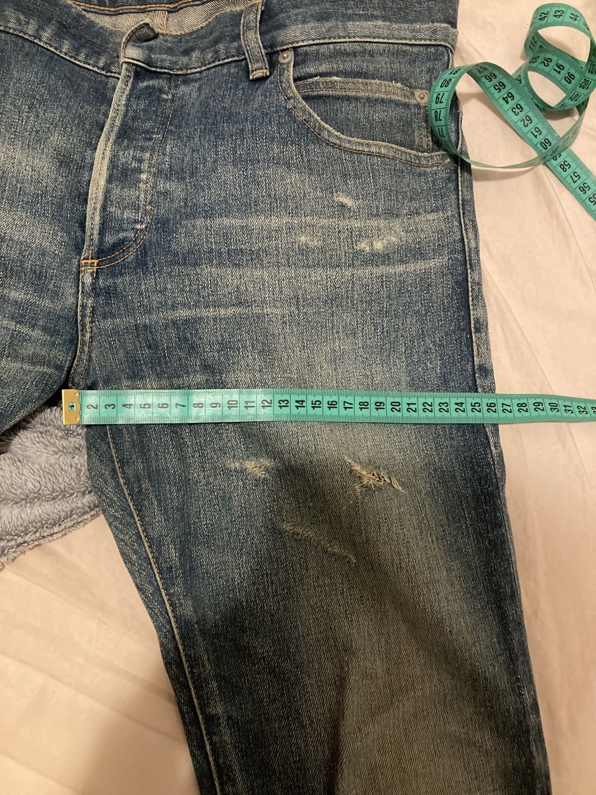 Balmain BALMAIN PARIS Distressed Skinny Jeans Size US 30 / EU 46 - 20 Thumbnail