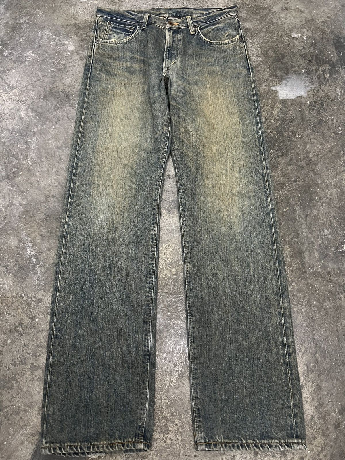 Japanese Brand 💥Rusty Edwin 505ZX Selvedge Orange Tab Jean Size US 31 - 1 Thumbnail