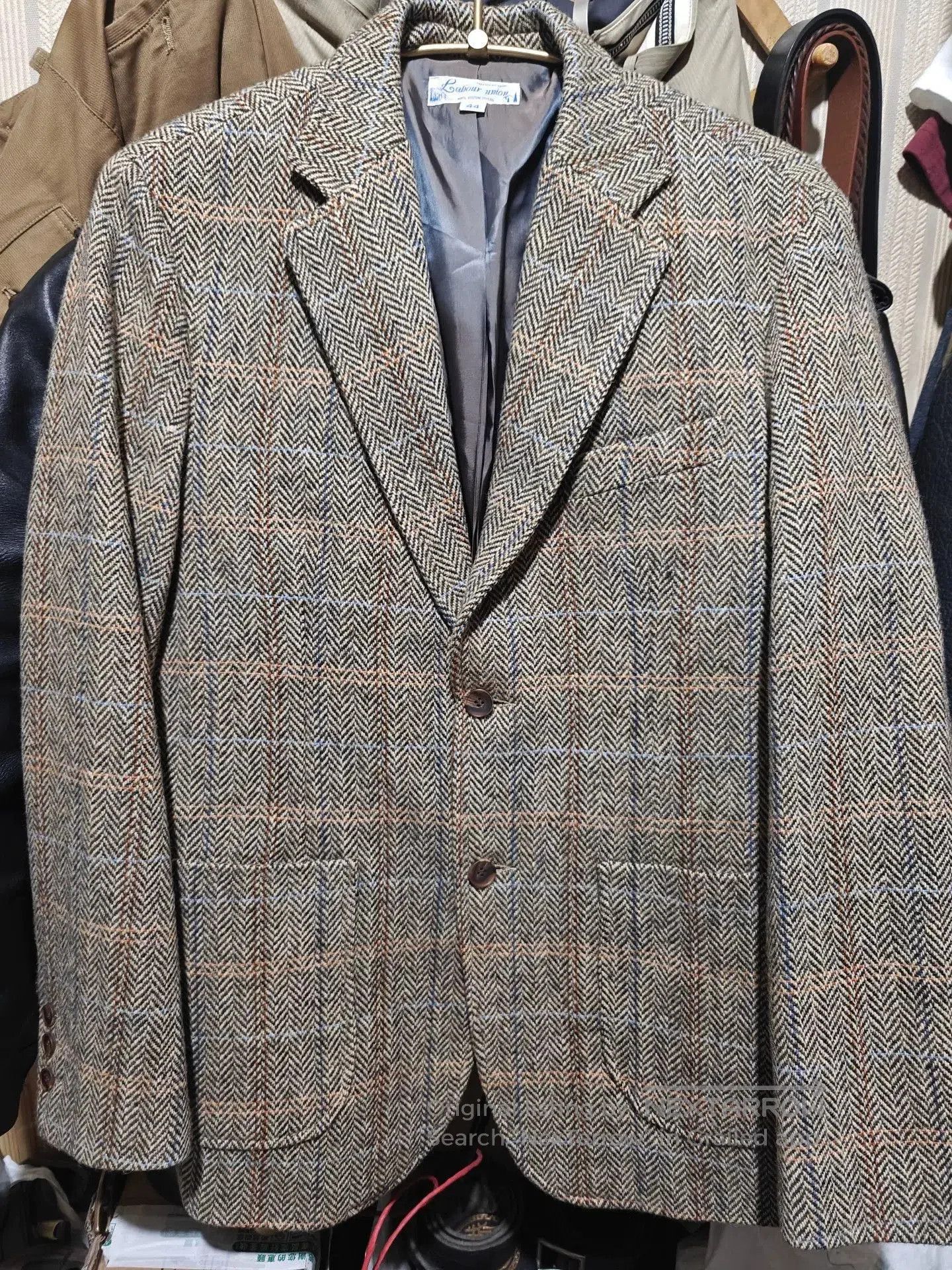 Vintage Labour Union Ivy Wool Tweed Vintage Jacket. Size US S / EU 44-46 / 1 - 5 Thumbnail