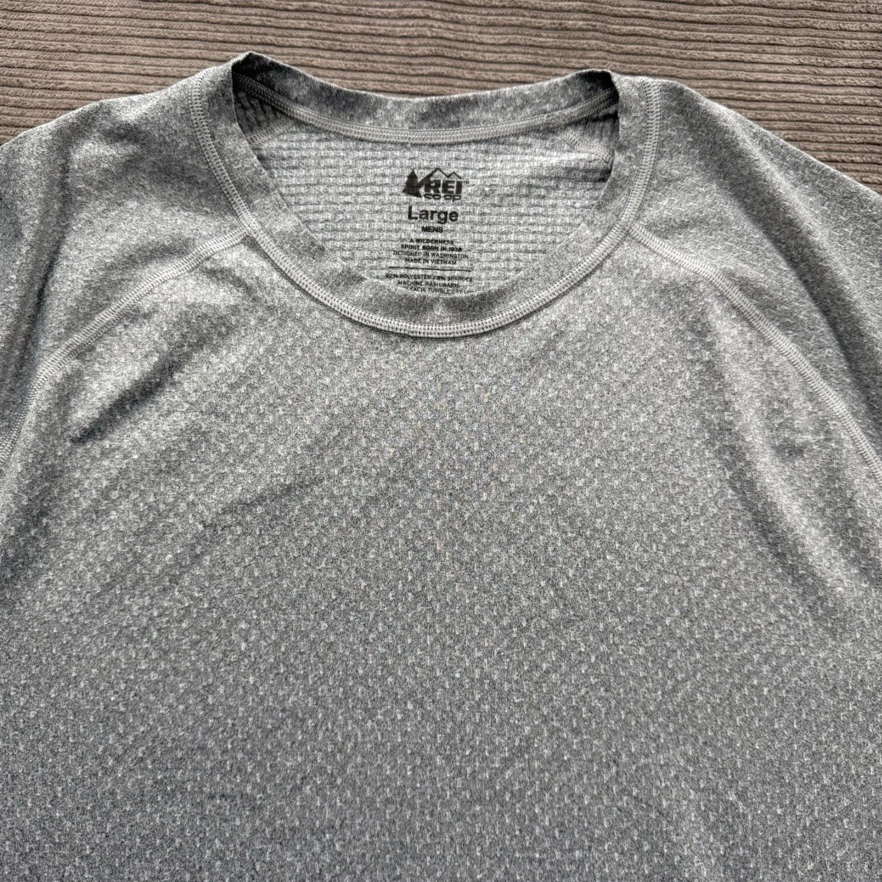 Vintage REI Co-op Shirt Men Large Gray Polyester Long Sleeve Outdoors Hiking Exploring Size US L / EU 52-54 / 3 - 8 Thumbnail