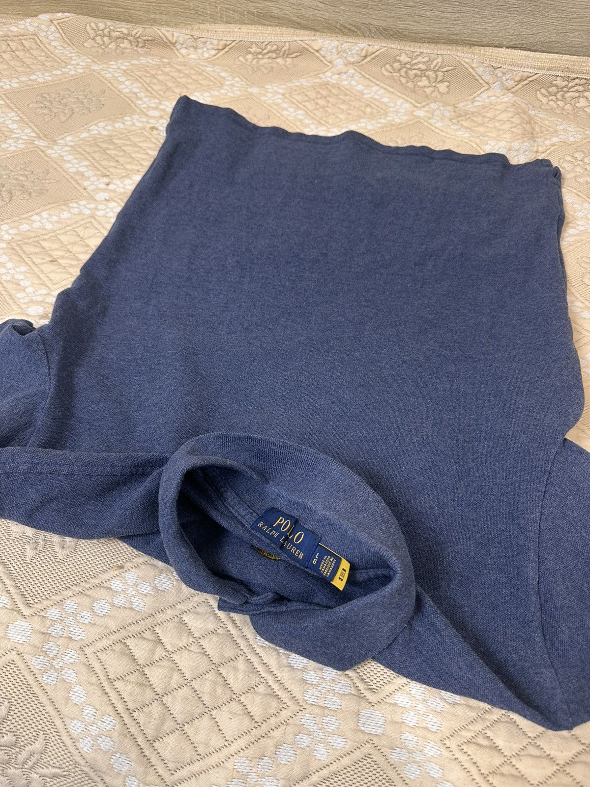 Polo Ralph Lauren 🔥 POLO RALPH LAUREN RUGBY SLIM SHIRT BIG PONY Y2K CHIEF KEEF Size US L / EU 52-54 / 3 - 9 Thumbnail