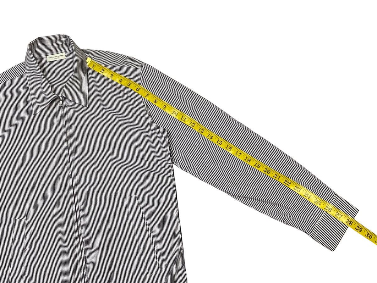 Dries Van Noten Dries Van Noten Charcoal Stripe Thin Cotton Jacket Size L / US 10 / IT 46 - 18 Thumbnail