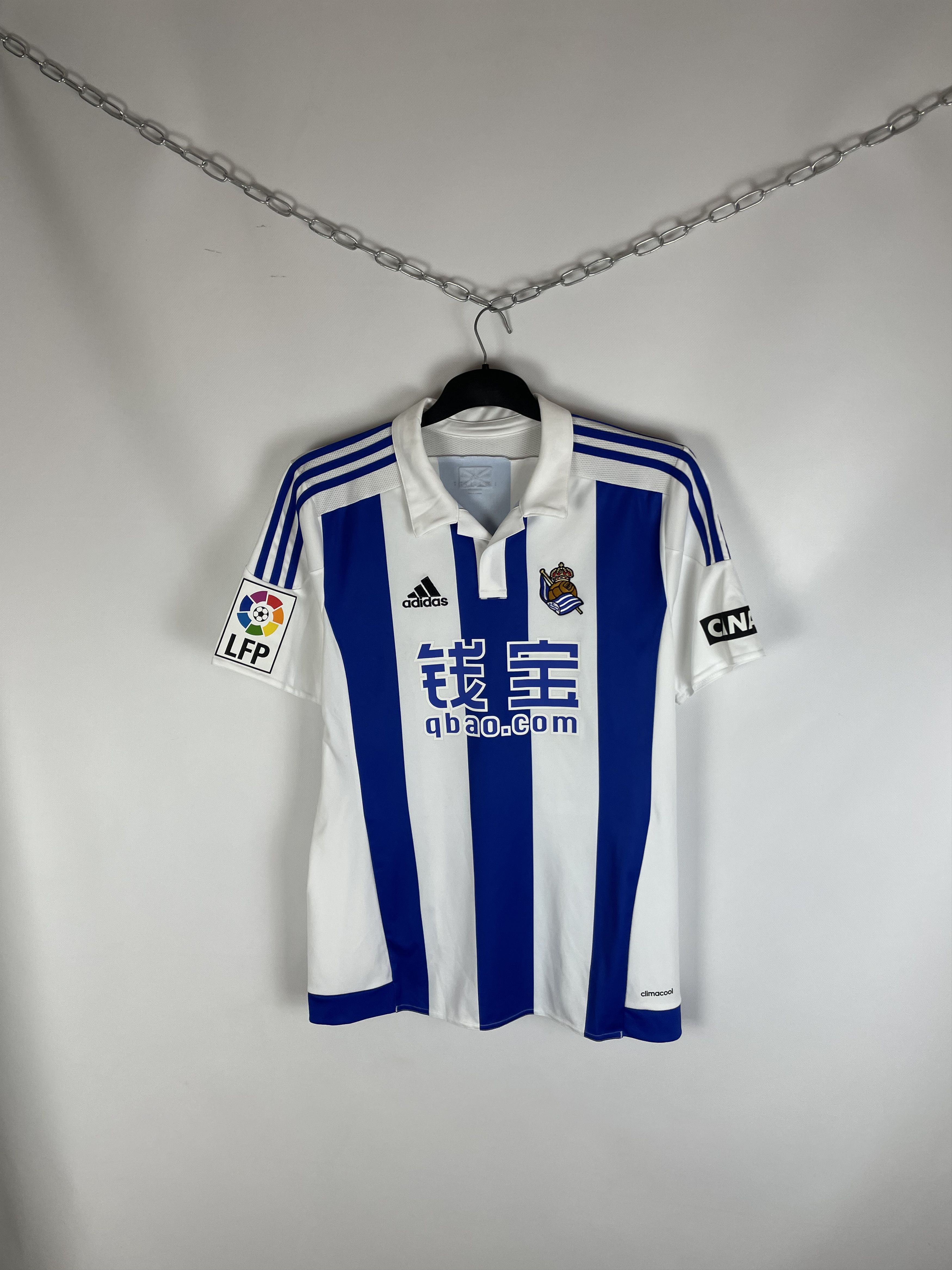 Adidas Adidas Real Sociedad Home Soccer Jersey Football Kit Size US M / EU 48-50 / 2 - 2 Thumbnail