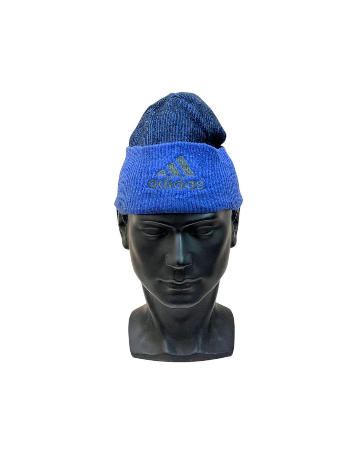 Adidas Vintage Adidas Big Logo Beanie hats Size ONE SIZE - 1 Thumbnail