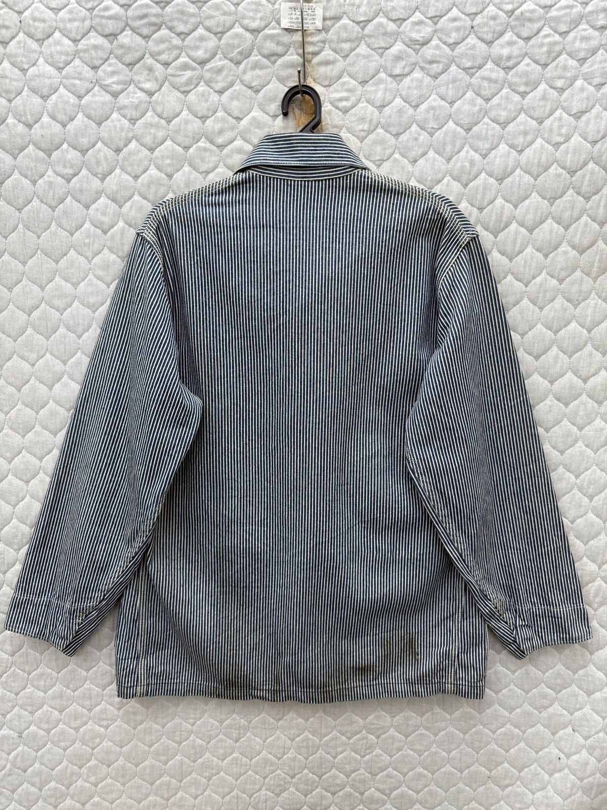 Oshkosh 💥🔥💥ARCHIVE VTG 70’s OSHKOSH HICKORY BLUE CHORE JACKET Size US M / EU 48-50 / 2 - 2 Thumbnail