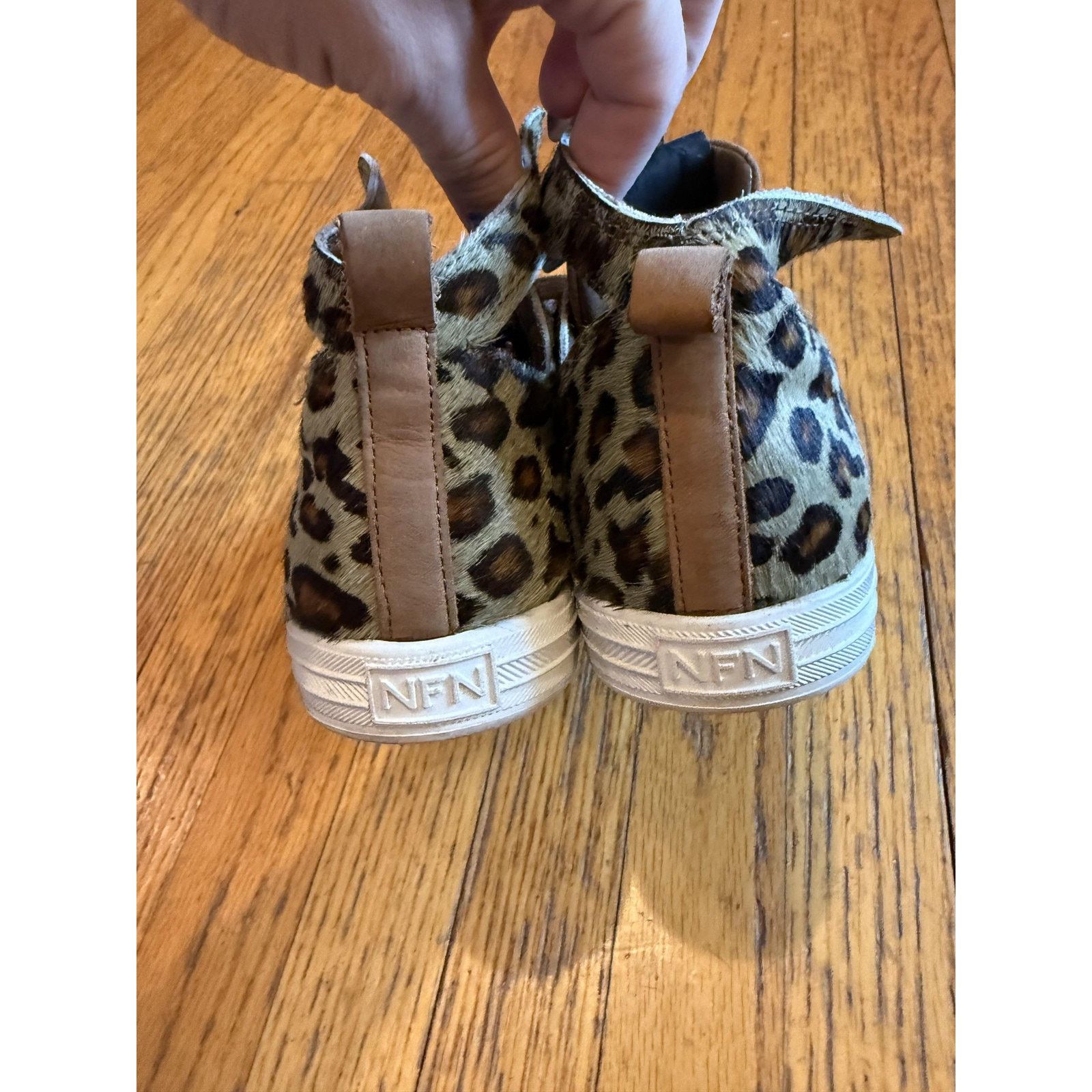 Gourmet Gourmet NFN Shoes Size 8.5 Leopard Print High Top Brown Size US 8.5 / IT 38.5 - 8 Thumbnail