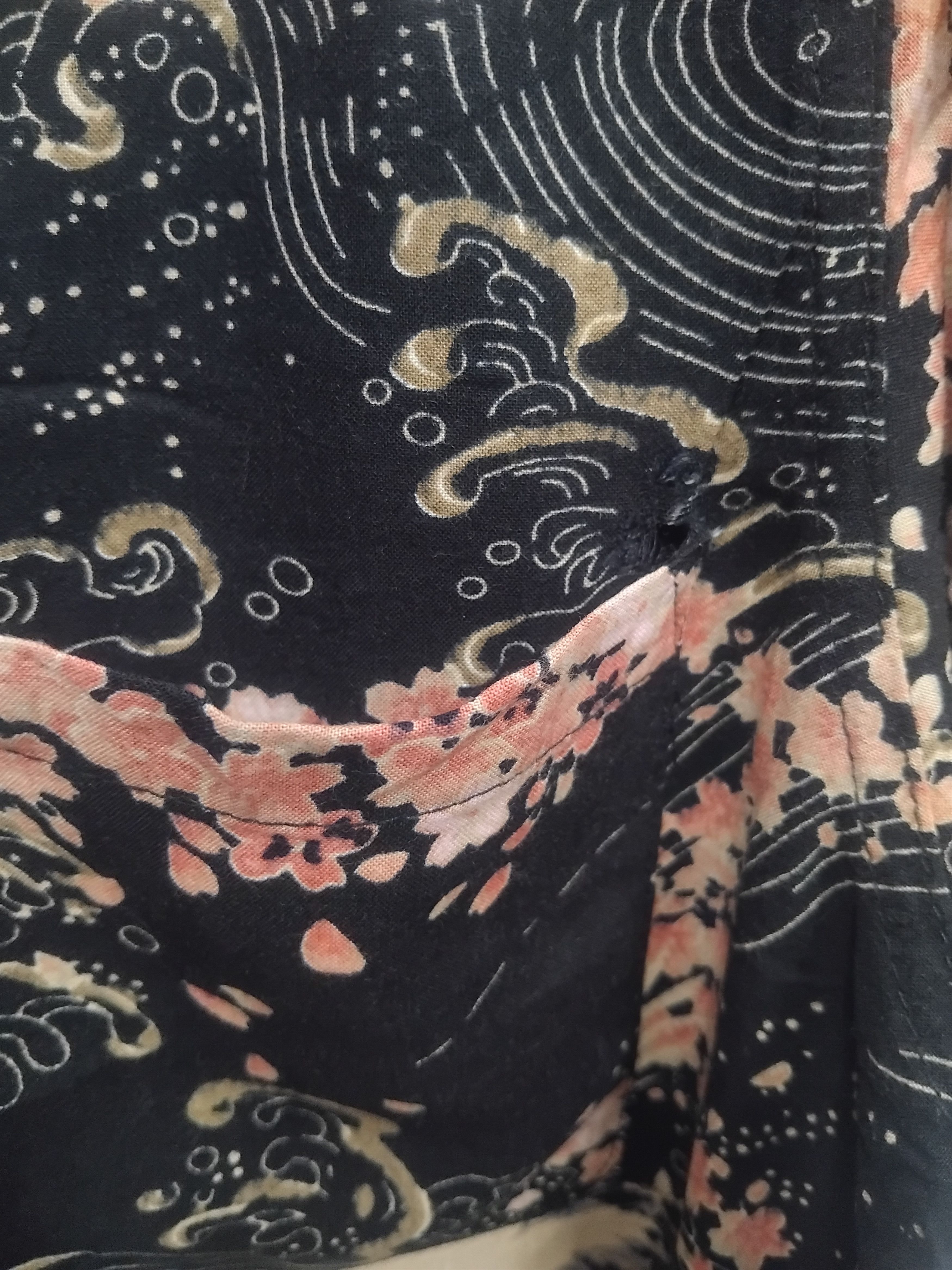 Japanese Brand 💥Bird and sakura japan inspired 100% rayon Hawaiian shirt Size US M / EU 48-50 / 2 - 5 Thumbnail