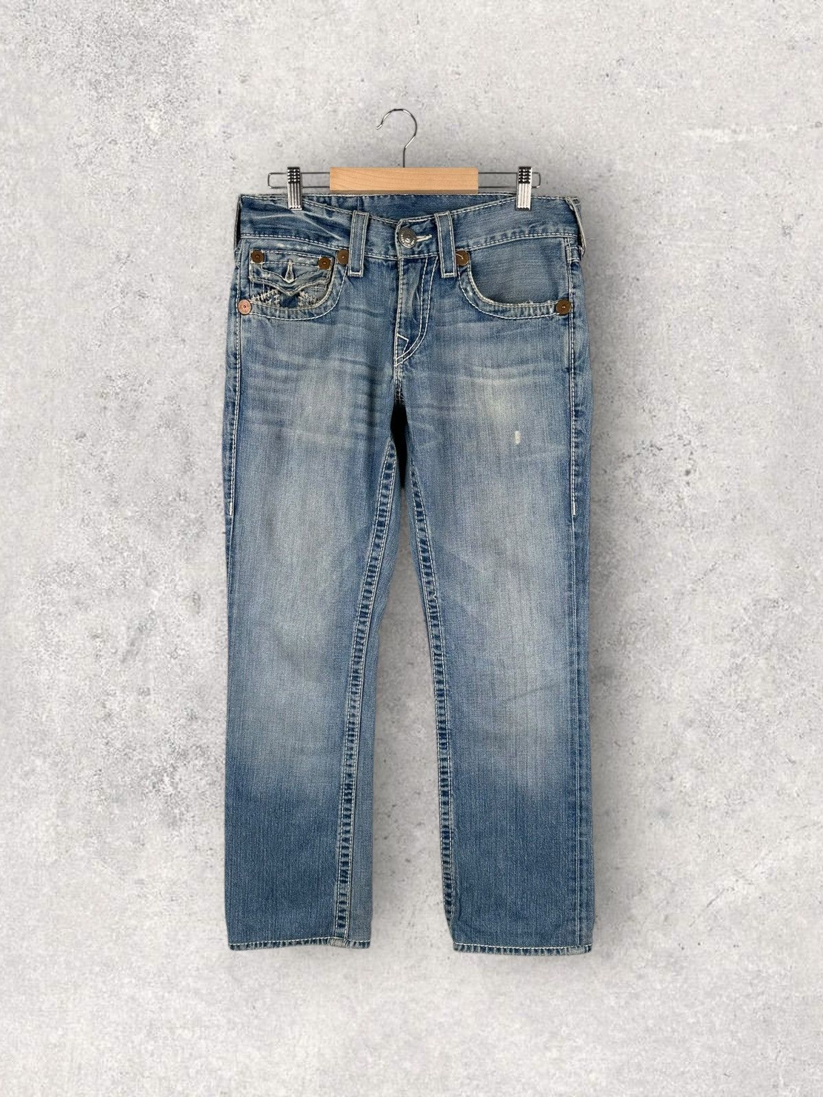 True Religion Vintage Y2k True Religion Baggy Jeans Distressed Size US 30 / EU 46 - 2 Thumbnail