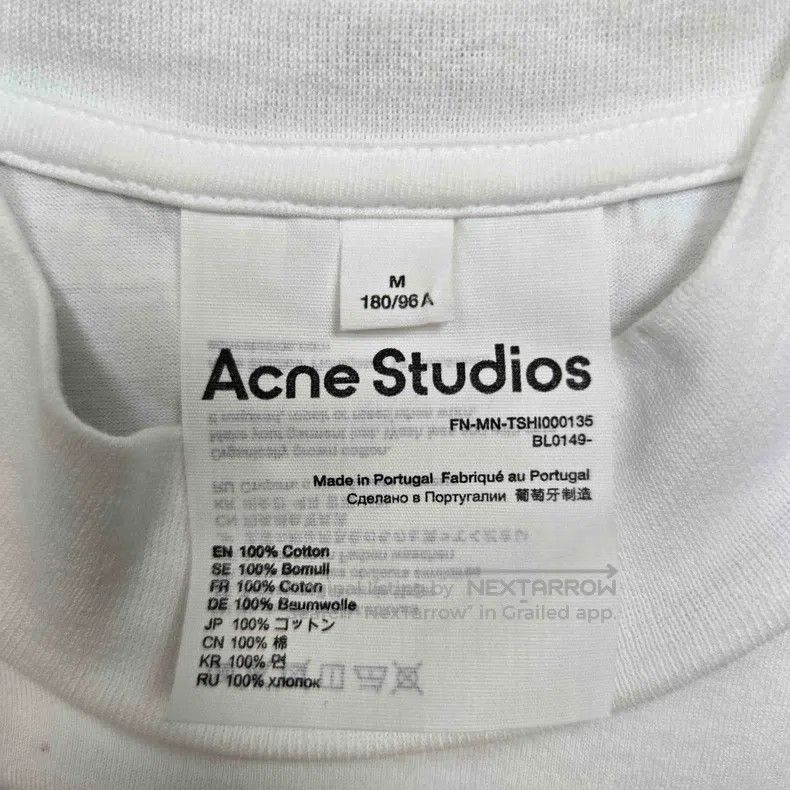 Acne Studios Acne Studios White Solid Color Underwear T-Shirt Size M / US 6-8 / IT 42-44 - 3 Thumbnail