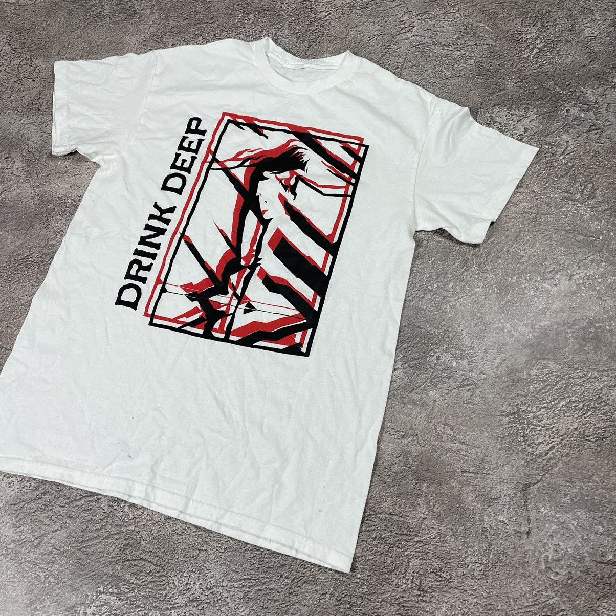 Band Tees Vintage Y2K Tee Drink Deep Dead Face 666 Devil M Size US M / EU 48-50 / 2 - 2 Thumbnail
