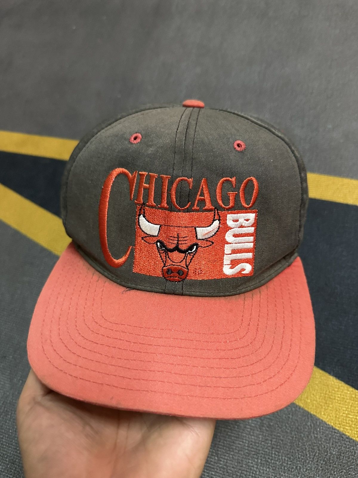 Logo Athletic × NBA × Vintage Vintage 1990 Chicago Bulls Logo Athletic Cap (Dada Buckle) Size ONE SIZE - 4 Thumbnail