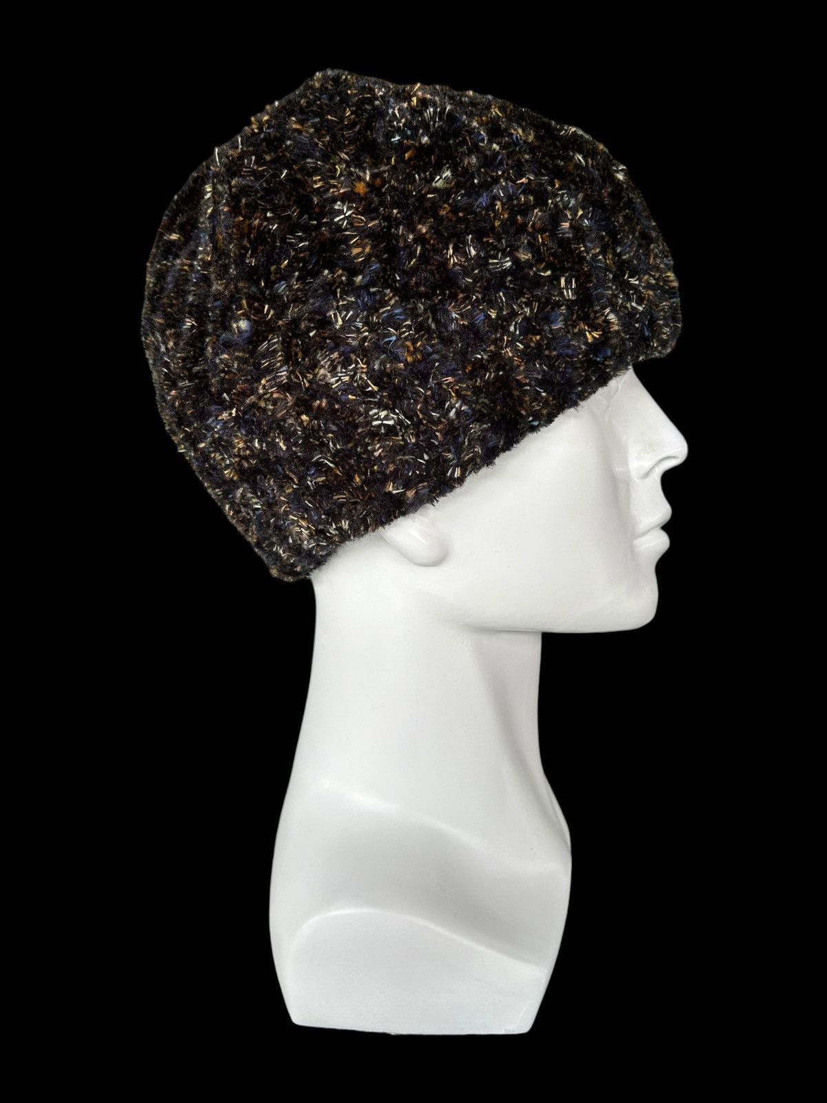 Japanese Brand × Kapital × Vintage Vintage Made in Italy fur Beanie Hats RaRe design Size ONE SIZE - 2 Thumbnail