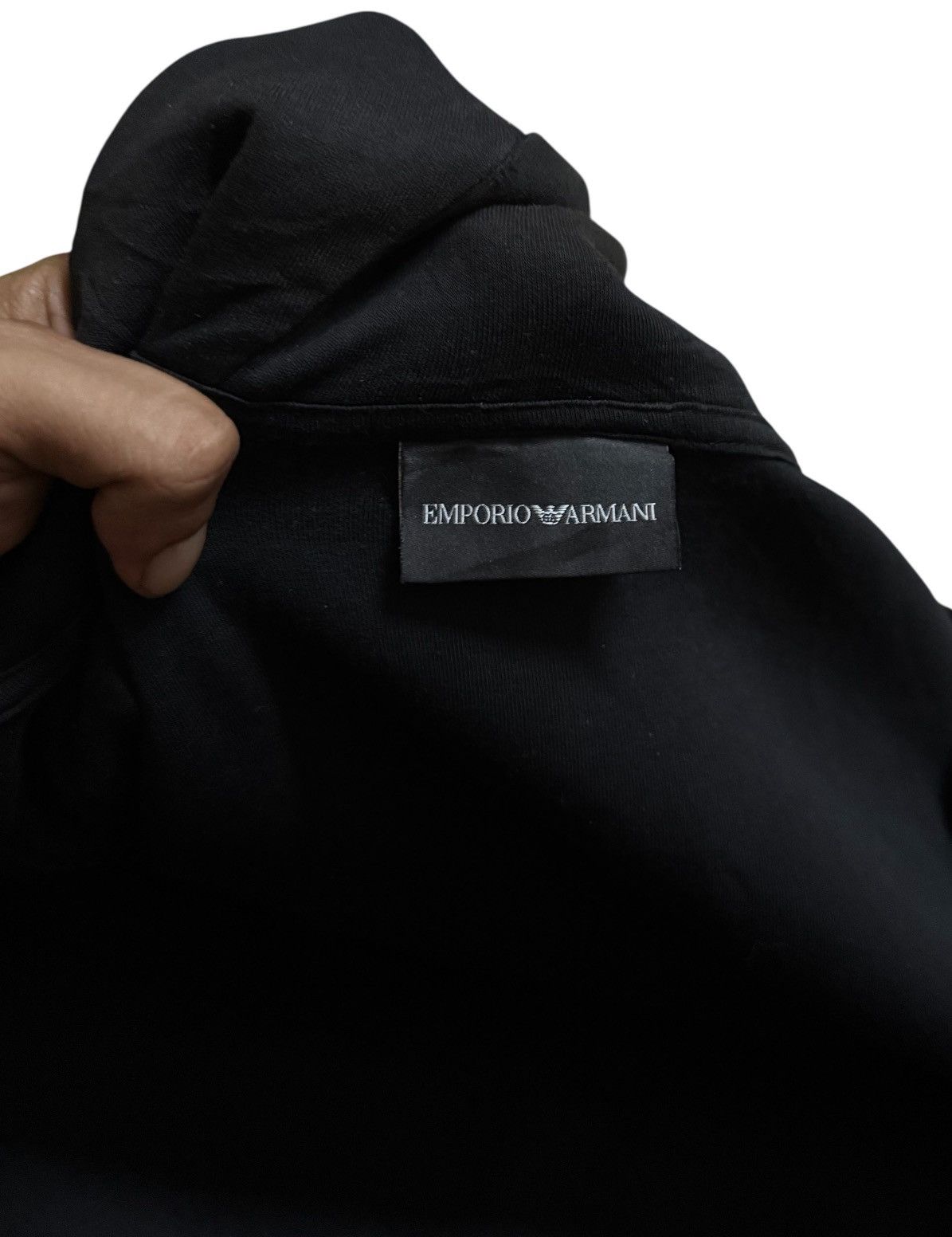 Emporio Armani Emporio Armani Hoodie Signature Embroidery Logo Size US XL / EU 56 / 4 - 8 Thumbnail