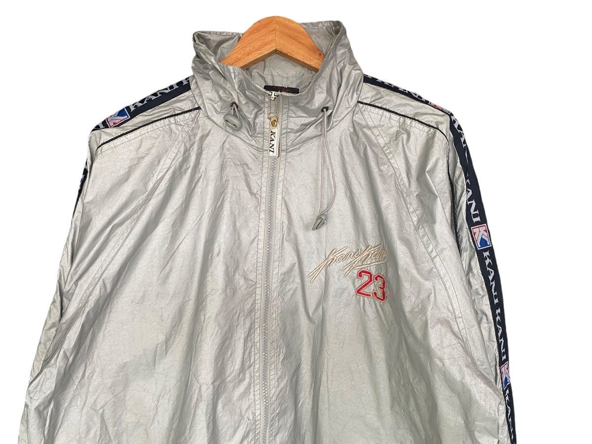 Vintage Rare KARL KANI Side Tape Light Zipper Jacket Hoodie (L) Size US L / EU 52-54 / 3 - 5 Thumbnail